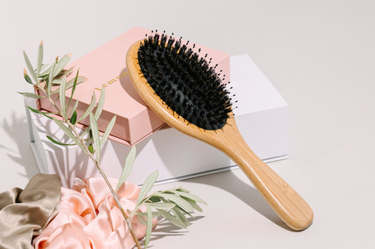 Bamboo + Boars Hair Brush